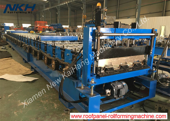 acheter Le petit pain de profil en acier de Decking de plancher formant la machine fonctionnent facilement avec l'empileur automatique online manufacture