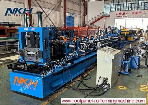Machine de formage de pannes C&Z à échange automatique et changement rapide, machine de formage de rouleaux personnalisée
