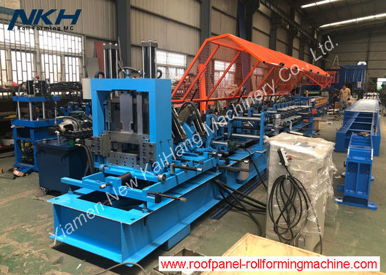 Petit pain de Purlin en métal de contrôle de PLC formant la machine Max Speed 20m/min, purlin automatique d'échange