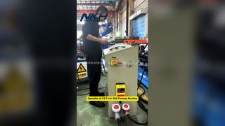 Fonctionnement de la machine de formage de rouleaux de pannes CZ