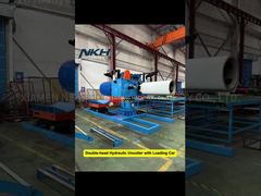 Dérouleur hydraulique à double tête de 5 tonnes avec voiture de chargement